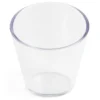 Lot de 6 verrines 100ml plastique transparent Ø6,9xH6,7cm