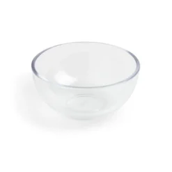 Lot de 6 verrines 120ml plastique transparent Ø8,3xH4cm