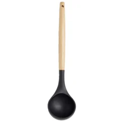 Louche en silicone avec manche en bois L.31,5cm