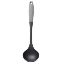 Louche plastique noir et gris L34cm