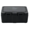 Lunch box à 2 compartiments - Boîte alimentaire en plastique noir 1L