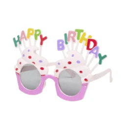 Lunettes anniversaire Happy Birthday cupcake