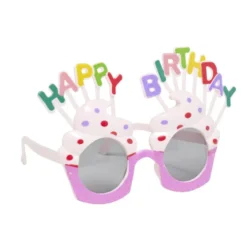 Lunettes anniversaire Happy Birthday cupcake