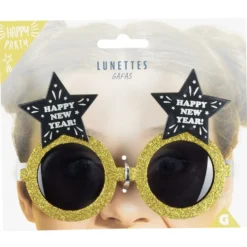 Lunettes étoiles Happy New Year (2 modèles)