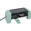 Machine à raclette Duo connectable verte 2 poêlons 450W