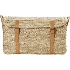 Malle en jonc 43 x 24 x H.22 cm