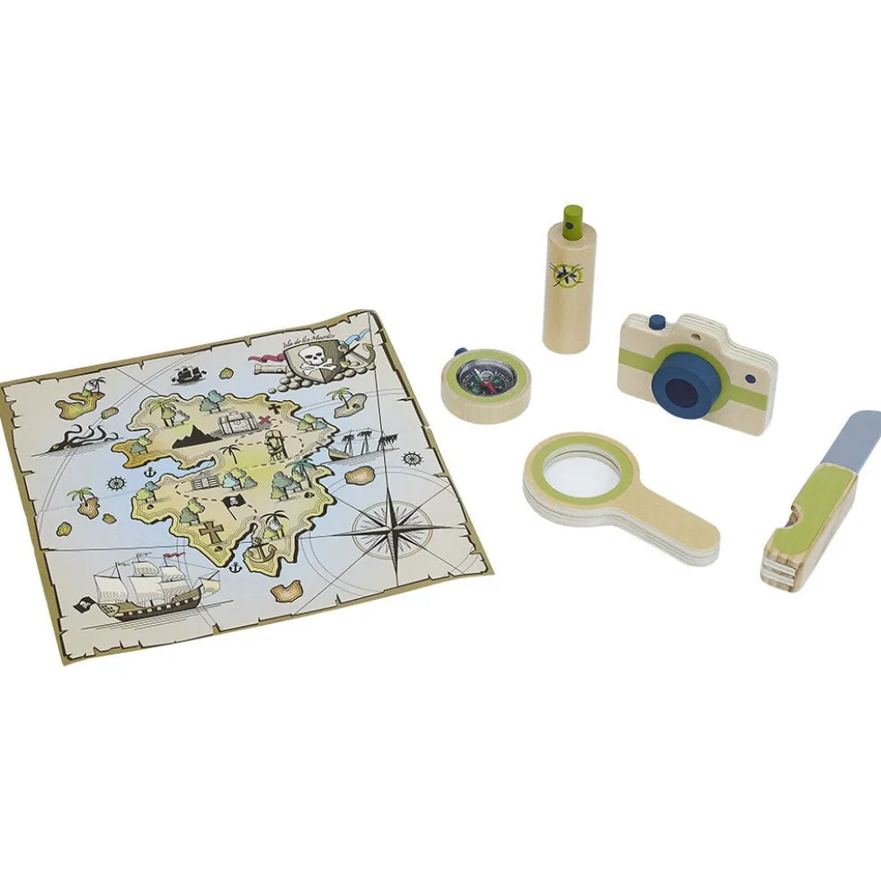 Mallette du petit aventurier en bois