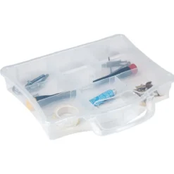 Mallette plastique 7 compartiments 23x18xH4cm