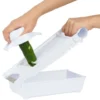 Mandoline multifonctions 5 en 1 en plastique et inox