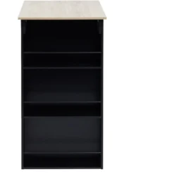 Mange debout bois et métal noir 60x100xH105cm