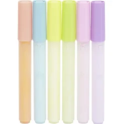 Marqueur acrylique pastel pointe moyenne 2-3mm x6