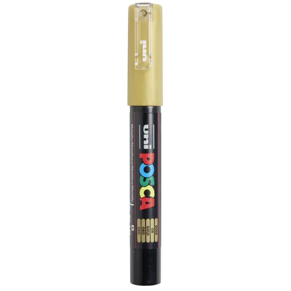 Marqueur créatif Posca pointe extra fine dorée
