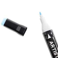 Marqueurs à double pointe teintes bleu/violet H18,5cm 6 pièces