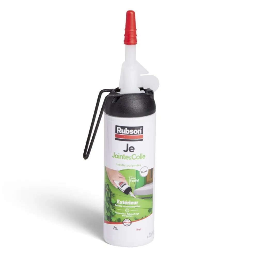 Mastic de fixation Rubson Je Jointe et Colle intérieur & extérieur 100ml