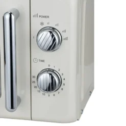 Micro-ondes rétro vintage 20L 6 niveaux de puissance 700W