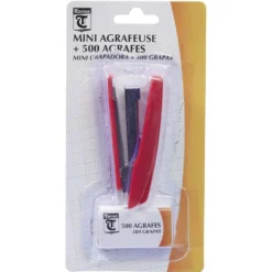 Mini agrafeuse avec agrafes x500