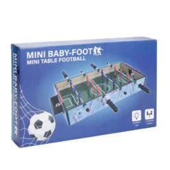 Mini babyfoot de table lumineux en bois pour enfant 51x31cm