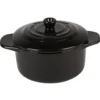 Mini cocotte ronde noir