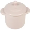 Mini cocotte ronde rose clair