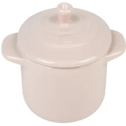 Mini cocotte ronde rose clair