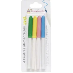 Mini feutre alimentaire x4