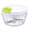Mini hachoir manuel transparent blanc et vert