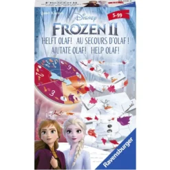 Mini jeu de société course La Reine des Neiges Au secours d'Olaf !