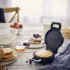 Mini machine à pancake noir 500-600W
