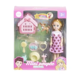Mini poupée avec accessoires - 3 modèles