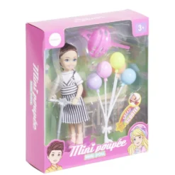 Mini poupée avec accessoires - 3 modèles