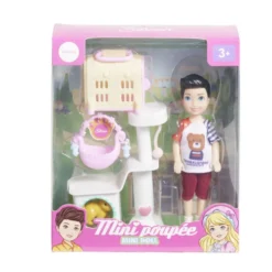 Mini poupée avec accessoires - 3 modèles
