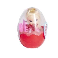 Mini poupée dans oeuf Ø5,8xH8,7cm - 4 modèles