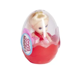 Mini poupée dans oeuf Ø5,8xH8,7cm - 4 modèles