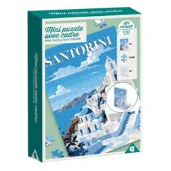 Mini puzzle cadre en carton 150 pièces 16,5x6xH12cm (4 modèles)
