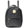 Mini sac à dos femme simili noir 17x8xH20cm