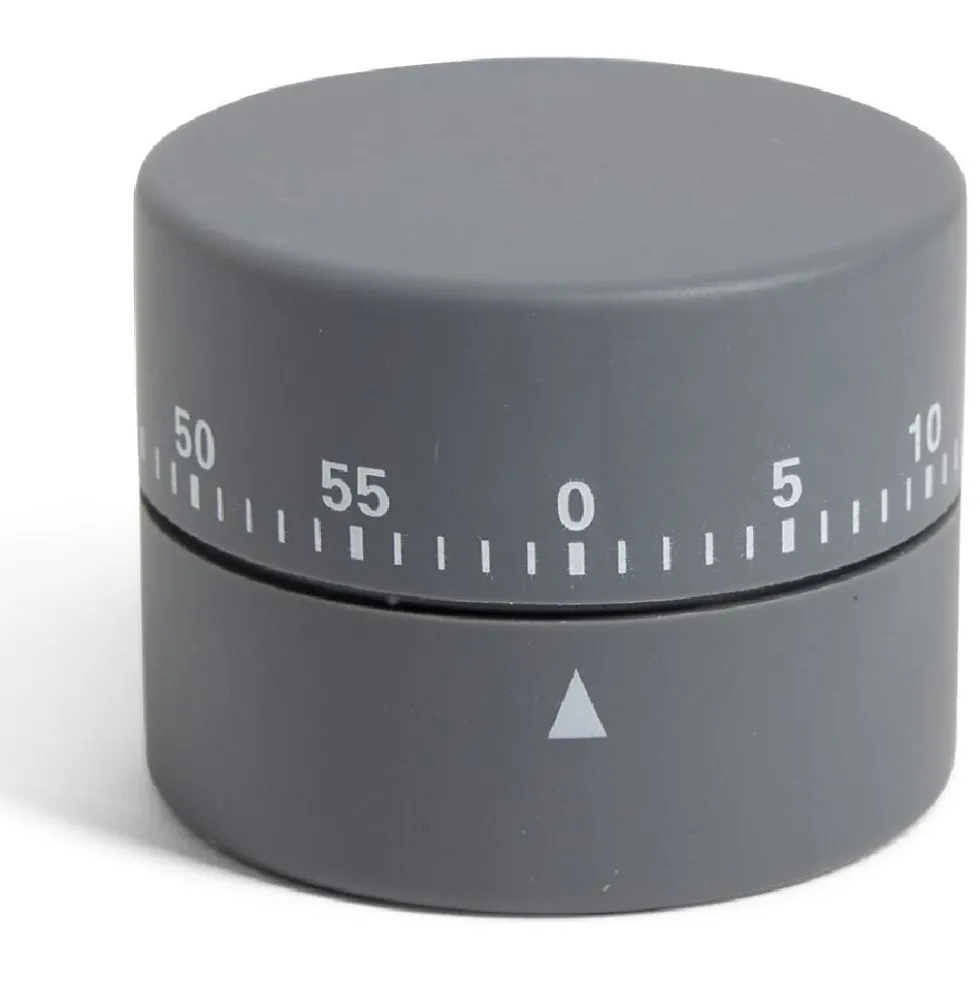 Minuteur de cuisine 60 minutes gris