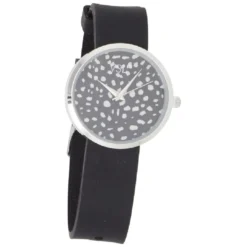 Montre bracelet silicone avec cadran effet tacheté