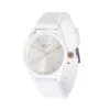 Montre bracelet silicone blanc