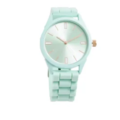 Montre bracelet silicone bleu
