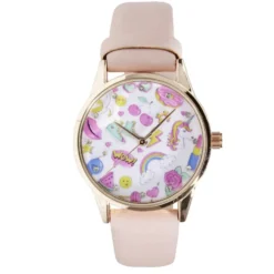 Montre enfant fille licorne en acier bracelet simili Ø3,5xL23cm (2 modèles)
