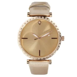 Montre femme cadran rond strass (2 modèles)