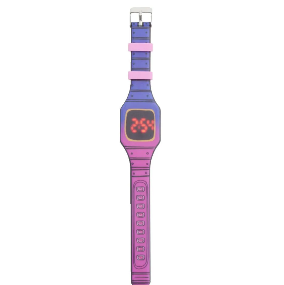 Montre unisexe digitale silicone multicolore Ø5x17,5cm (2 modèles)