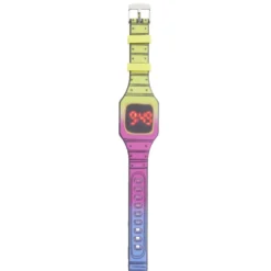 Montre unisexe digitale silicone multicolore Ø5x17,5cm (2 modèles)