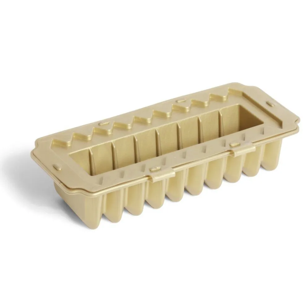 Moule à bûche avec insert en silicone 28x12xH6,2cm