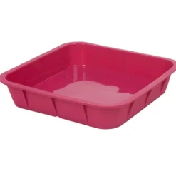 Moule carré silicone rose