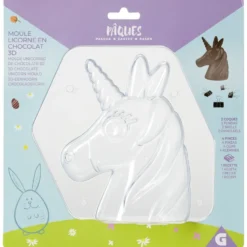 Moule à chocolat licorne 3D Pâques
