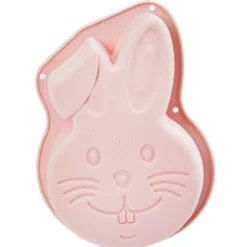 Moule chocolat silicone rose forme lapin