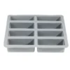 Moule en silicone avec 8 compartiments 18x16,5xH3cm