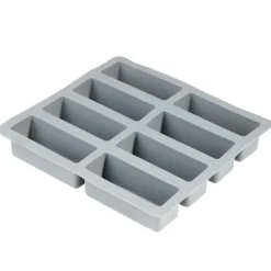 Moule en silicone avec 8 compartiments 18x16,5xH3cm