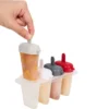 Moule à glace avec manche coloré x 4